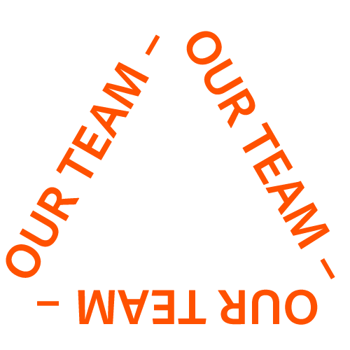 Our Team Button orange